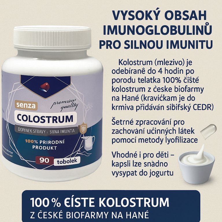 Senza Colostrum pro silnou imunitu